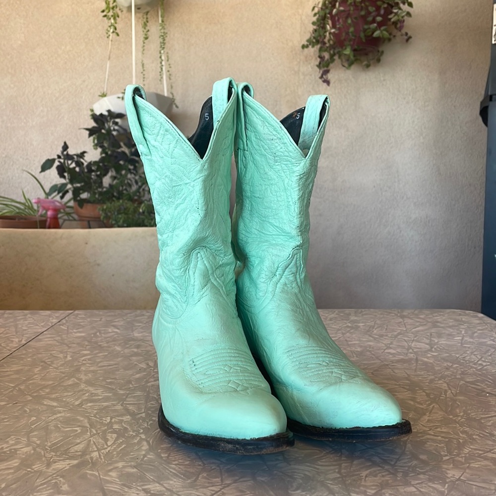 Tony Llama - Custom Turquoise Boots 💕🫶🏽